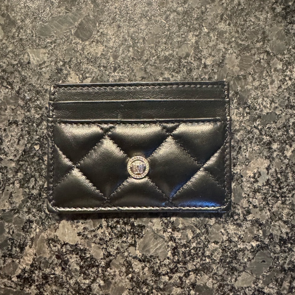 🖤🐼🖤. BNWT Versace Lambskin Leather Card Case🖤🐼🖤